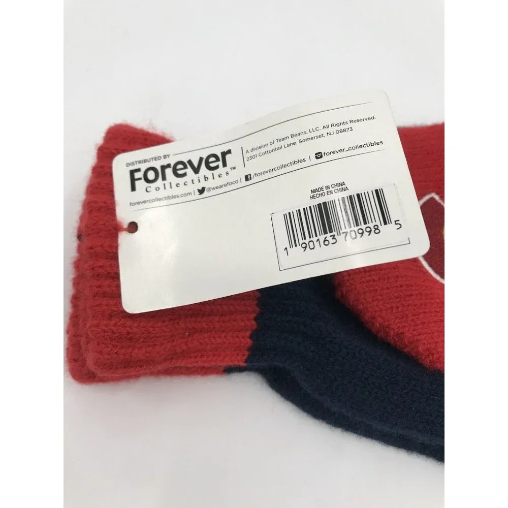 Colorado Gloves That Turn‎ Into Mittens Knit Red Blue New